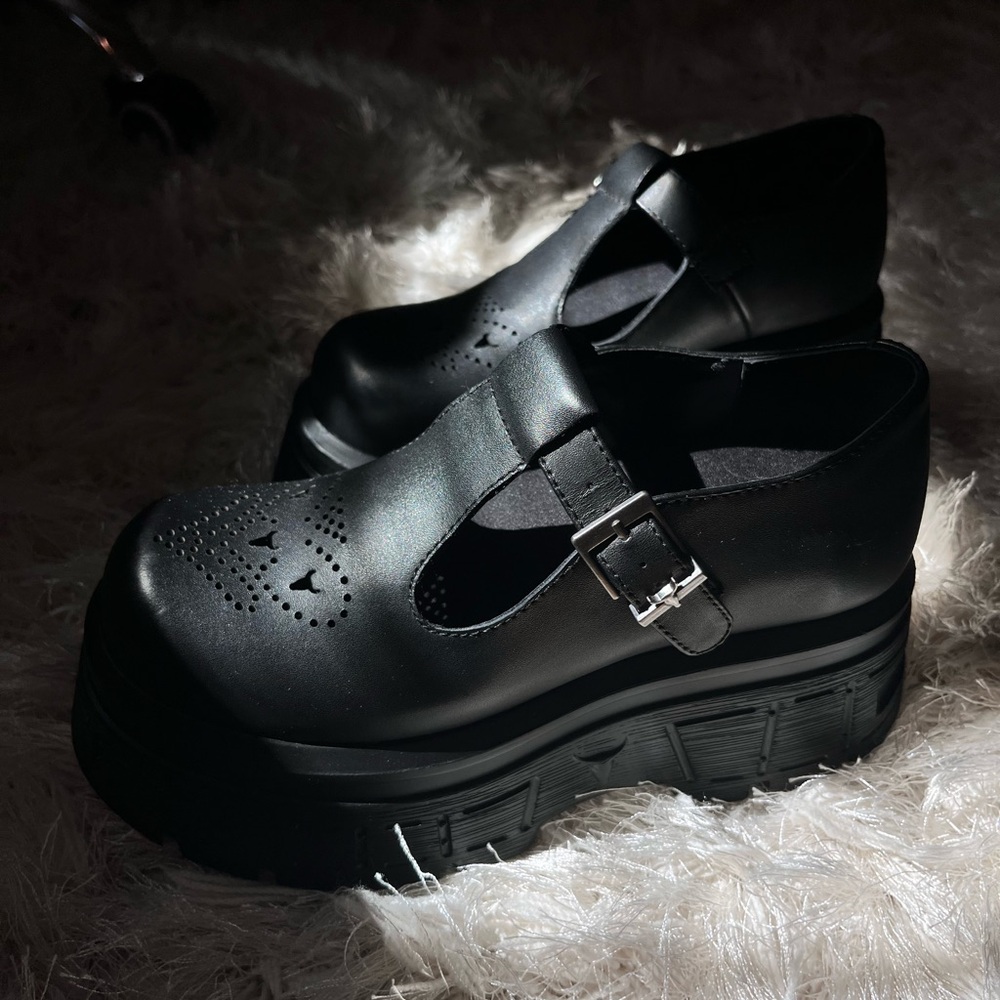 Windsor Smith Sour black leather platform shoes - Picture 4 of 4